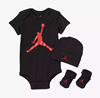 圖片 *貨品已SOLD OUT* P4U 空運: Nike Jordan 嬰兒3件套 黑色 6-12M