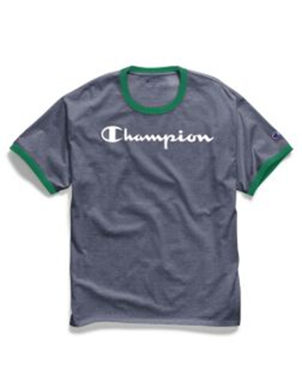 圖片 Champion 純棉logo短袖  藍色 S