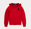 圖片 Ralph Lauren 中童棉質連帽外套  紅色 XL