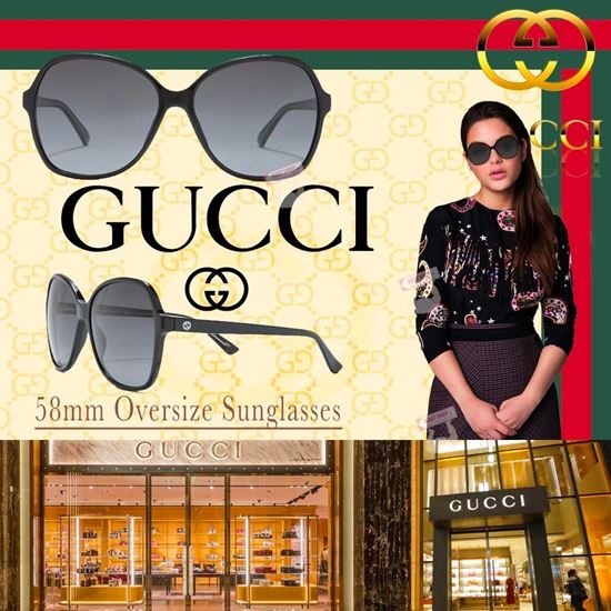 圖片 *貨品已截單* A P4U 空運: Gucci 58mm 女裝太陽眼鏡