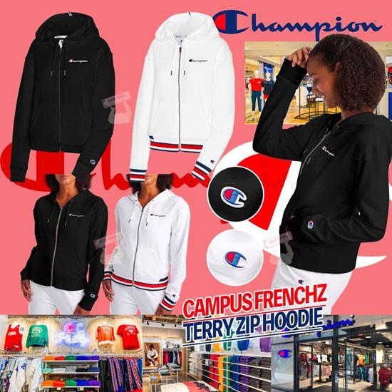 圖片 *貨品已截單* A P4U 5底: Champion French Terry女裝外套