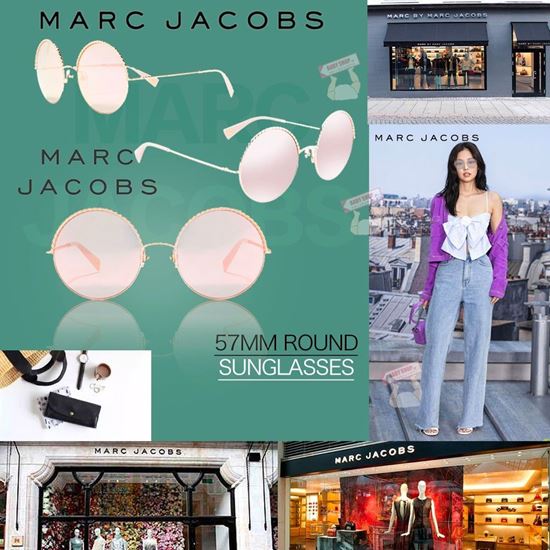 圖片 *貨品已截單* A P4U 空運: Marc Jacobs 57mm 圓形女款墨鏡