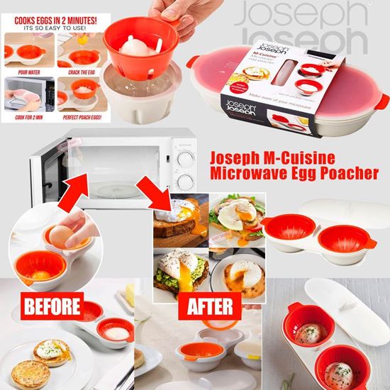 圖片 Joseph M-Cuisine Microwave Egg Poacher