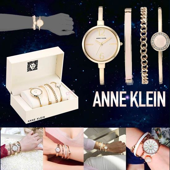 圖片 Anne Klein 手錶連手鏈4件套裝 淺粉紅色