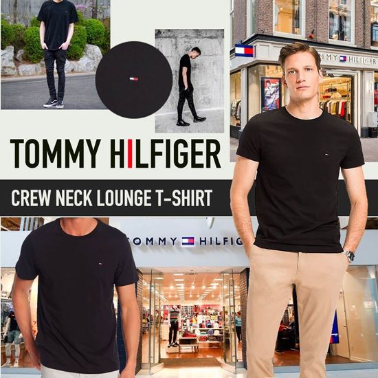 圖片 Tommy Hilfiger 黑色圓領短袖上衣 M