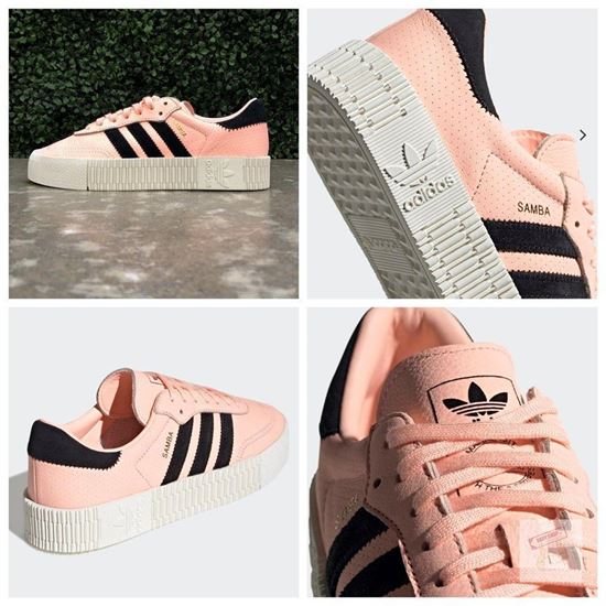 圖片 Adidas Sambarose 女裝厚底波鞋 (粉紅色) US7.5