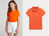 圖片 Ralph Lauren 女童短袖Polo衫 (橙色)
