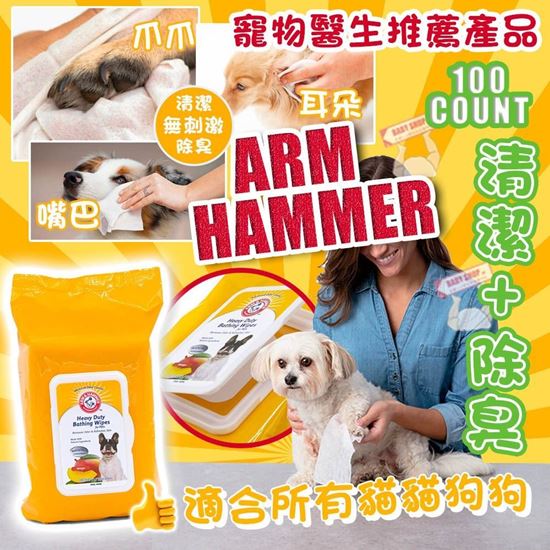 圖片 *貨品已截單* A P4U 1底: Arm & Hammer 狗狗芒果味濕巾（一包100片）