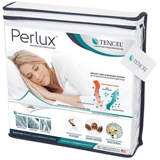 圖片 SafeRest Perlux 頂級天絲防水抗過敏床單