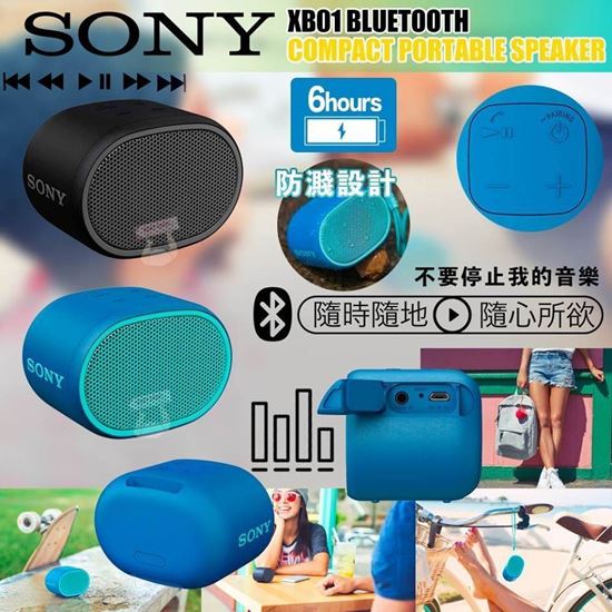 圖片 Sony SRSXB01/L 藍芽喇叭