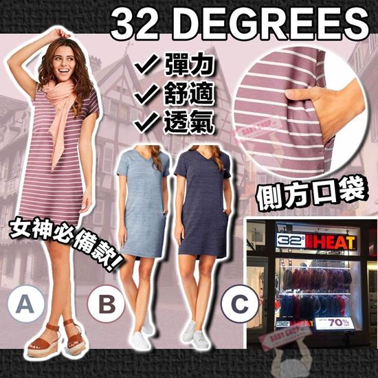 圖片 **貨品已截單**A P4U 4中: 32度女裝涼感短袖連身裙