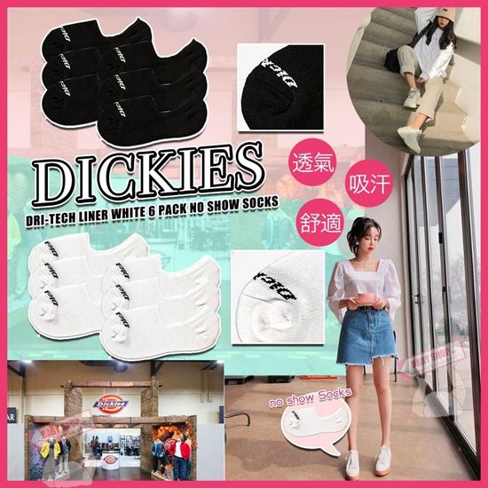 圖片 *貨品已截單* A P4U 5中: Dickies 女裝船襪(1套6對)