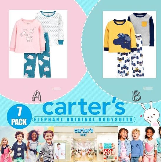圖片 Carters 3件裝女童長袖厚身家居衣