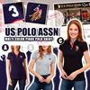 圖片 **貨品已截單**A P4U 9底: U.S. POLO ASSN 女裝大Logo立領Polo