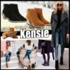 圖片 Kensie Lyden 女裝中跟短靴 黑色 US7