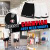 圖片 Champion Logo 中童透氣短褲 白色 XL