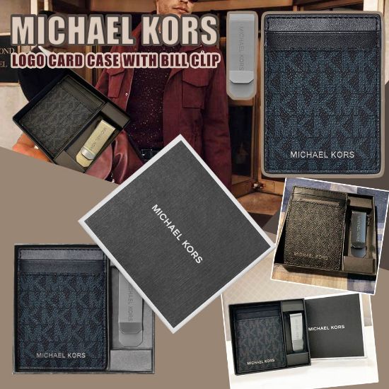 圖片 *貨品已截單*A P4U 3中：MICHAEL KORS Logo 卡包禮盒