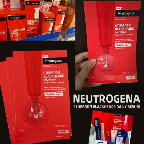 圖片 *貨品已截單*A P4U 4初：Neutrogena Stubborn 面部精華素3.5ml（一套3包）