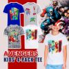 圖片 *貨品已截單*A P4U 4中:Avengers男童夏日上衣（1套4件）