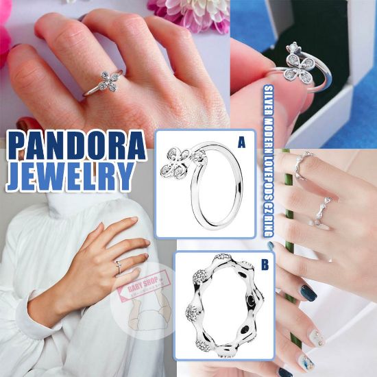 圖片 *貨品已截單*A P4U 4中:Pandora Jewelry Silver CZ 戒指