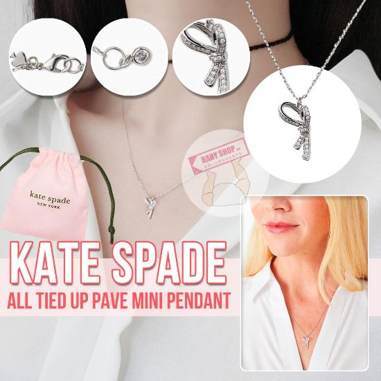 圖片 *貨品已截單*A P4U 4 底:Kate spade all tied up pave mini 項鏈