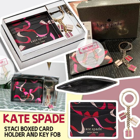 圖片 *貨品已截單*A P4U 5 中:Kate spade 蝴蝶結logo卡包套裝