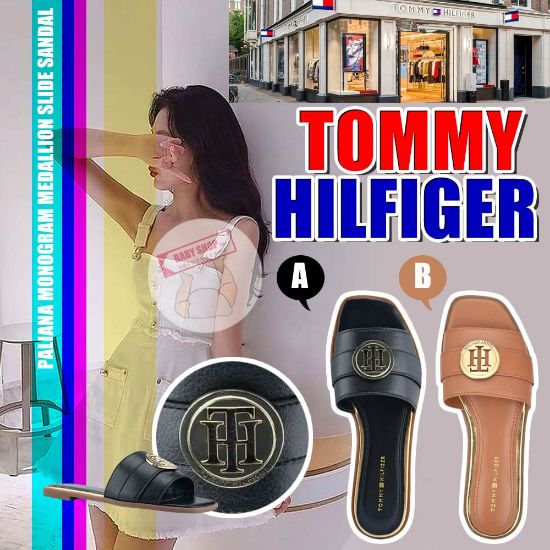 Picture of *貨品已截單*A P4U 5 中:TOMMY HILFIGER 經典logo女裝拖鞋