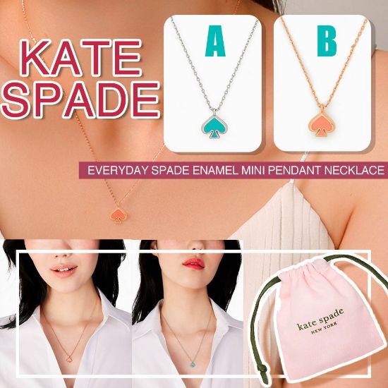 Picture of *貨品已截單*A P4U 8底:Kate Spade 經典Enamel頸鏈