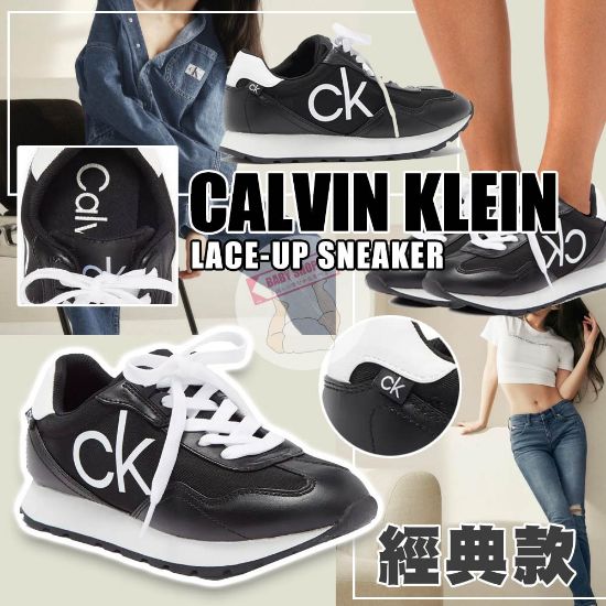 圖片 *貨品已截單*A P4U 9 底：CALVIN KLEIN大logo Lace-up女裝休閒鞋