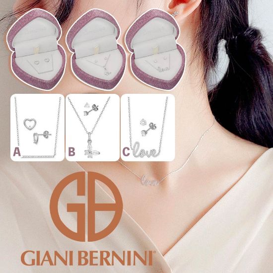 圖片 *貨品已截單*A P4U 10 底：GIANI BERNINI Cubic Zirconia 耳環頸鏈套裝